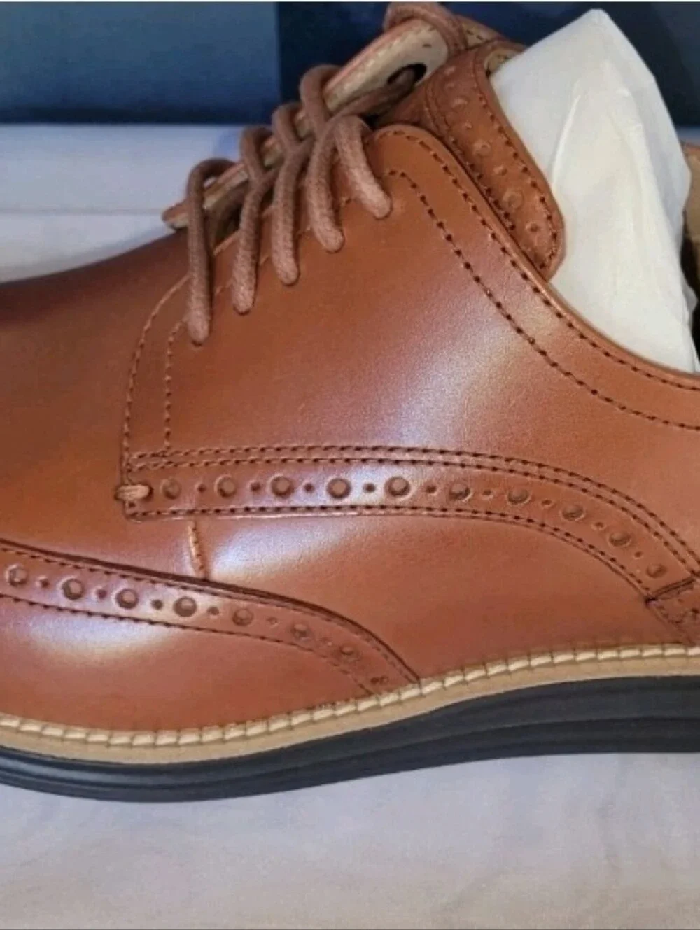 Cole Haan Original Grand Tour Wing Oxford - Woodbury Java, Size 10 Men's